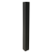 Ornamental bollard | steel tube 70 x 70 mm | series 4071B | stationary, to be fixed by plugswith base plate 100 x 150 mm